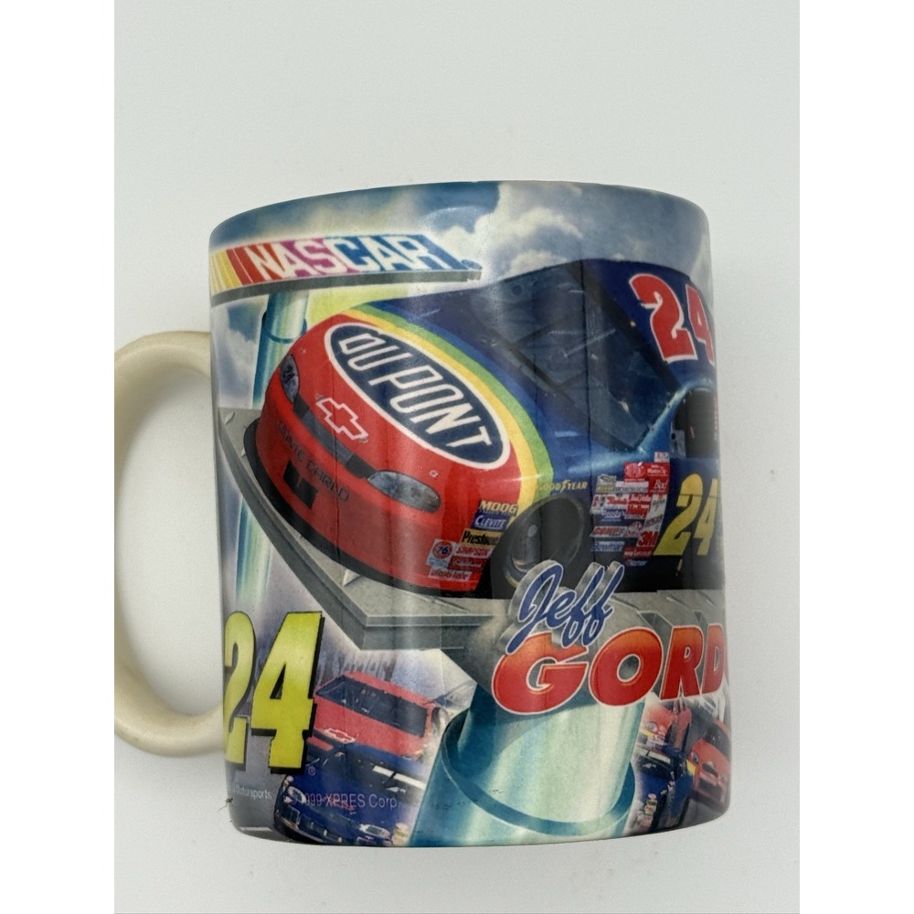Jeff Gordon NASCAR 24 DuPont Racing‎ Coffee Mug Ceramic Multicolor 1999 XPRES